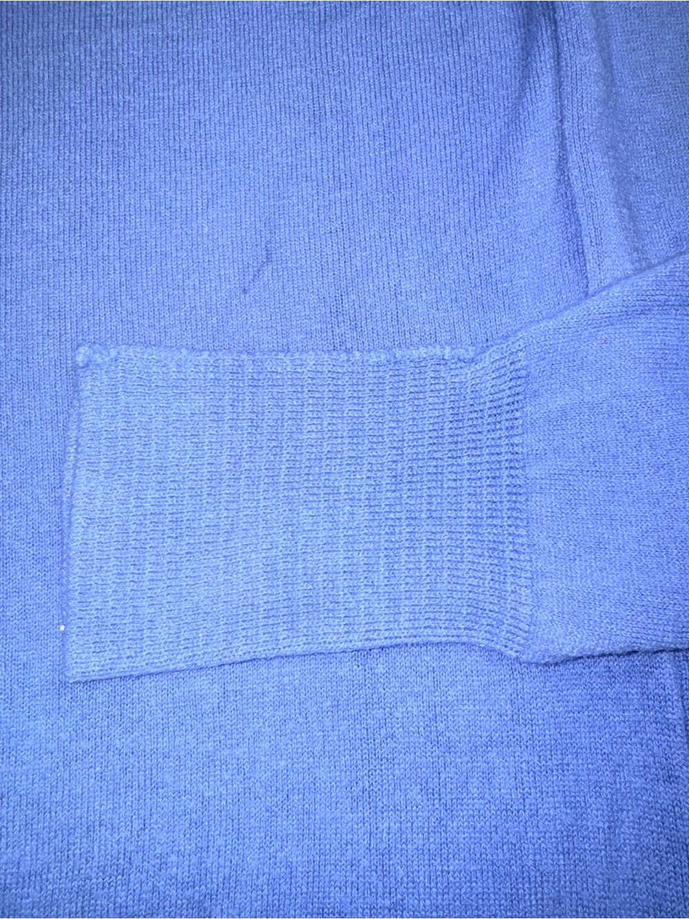 Dior V-Neck Sweater Men/Woman Medium Periwinkle Blue 100% Orlon Acrylic Vintage - Picture 7 of 14